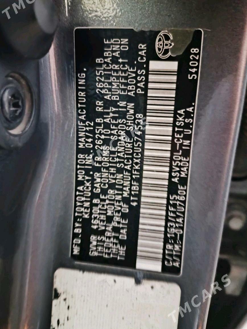 Toyota Camry 2012 - 222 222 TMT - Türkmenabat - img 6