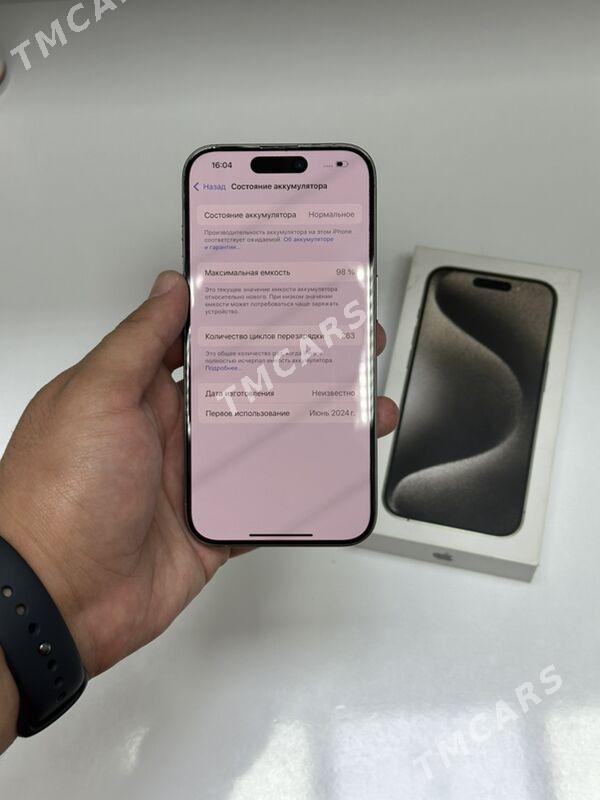 Iphone 15pro 98% 128gb - Ашхабад - img 7