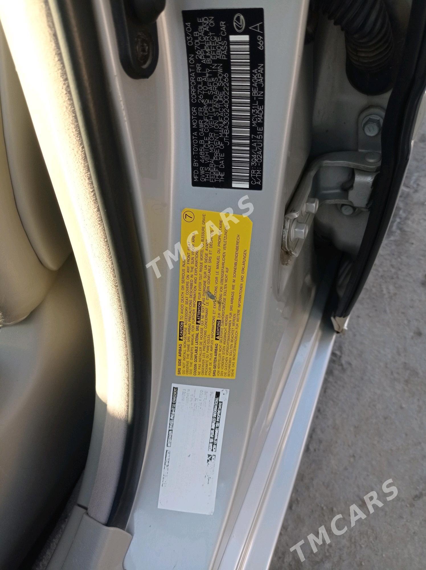 Lexus ES 330 2004 - 210 000 TMT - Губадаг - img 5