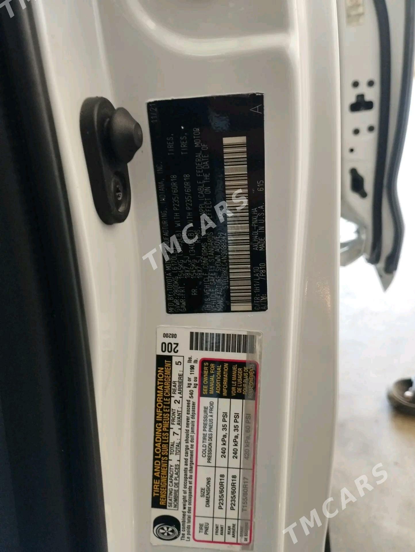 Toyota Sienna 2021 - 670 000 TMT - Векильбазар - img 8