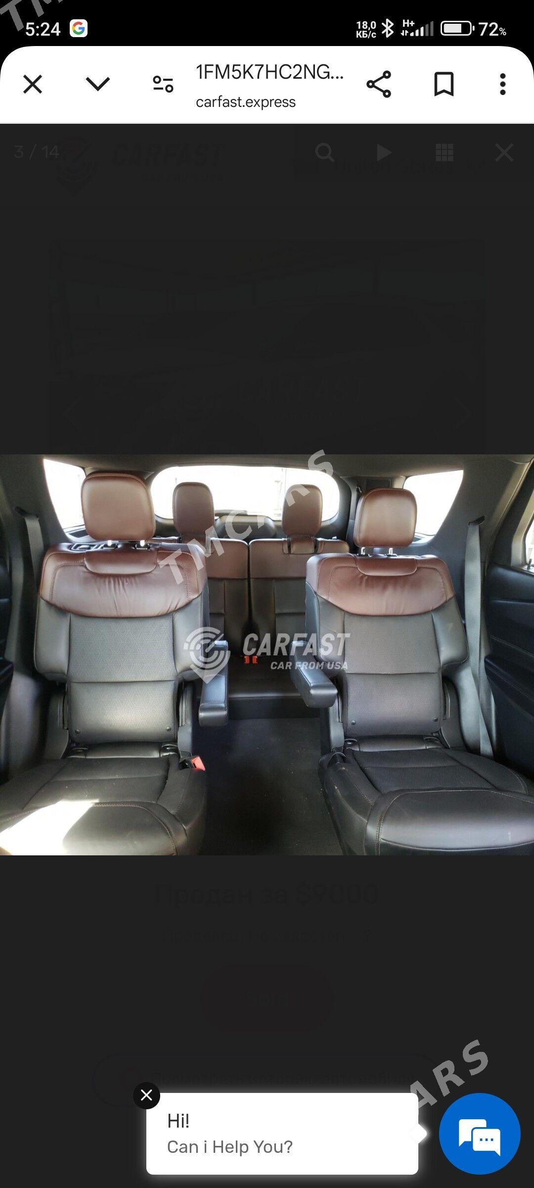 Ford Explorer 2022 - 450 000 TMT - ул. Подвойского (Битарап Туркменистан шаёлы) - img 6