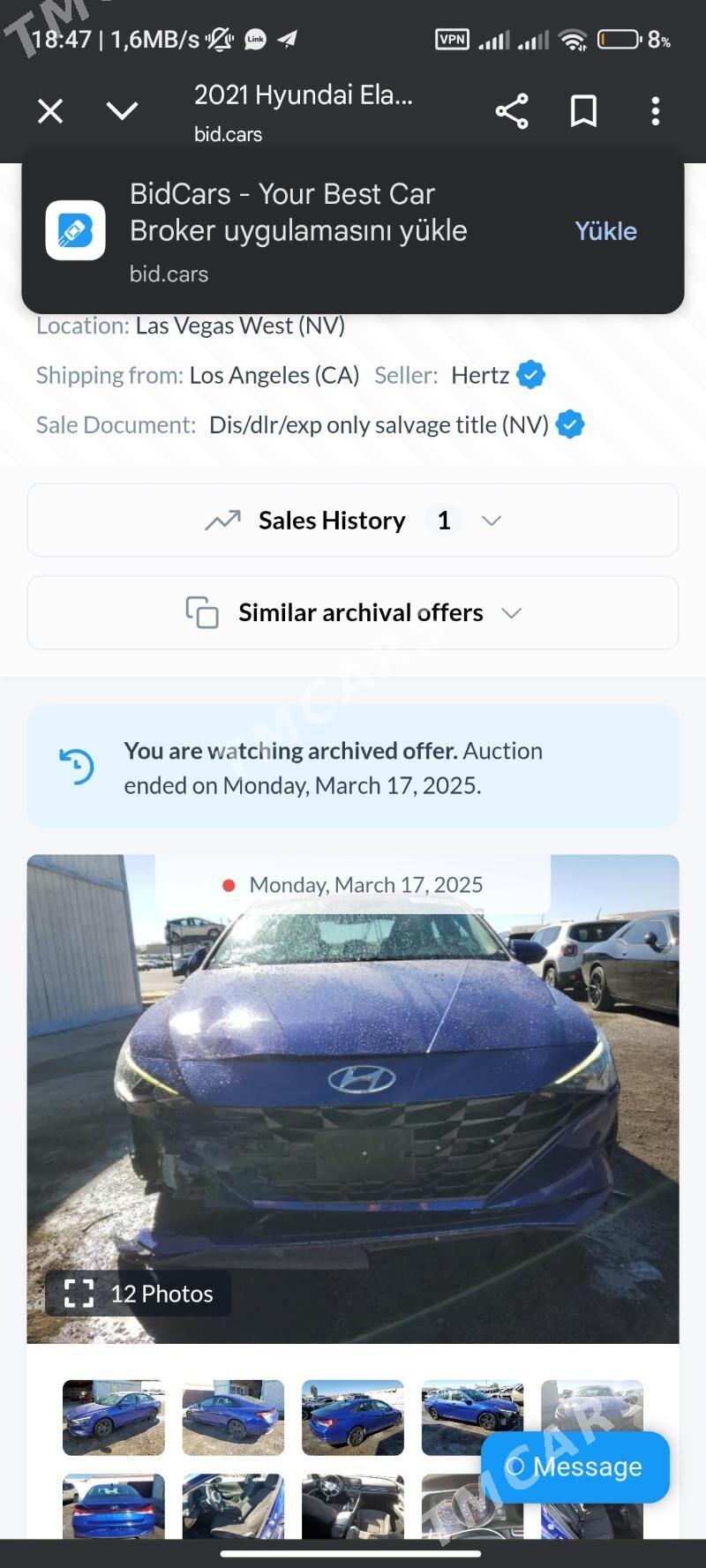 Hyundai Elantra 2021 - 210 000 TMT - Gökje - img 10