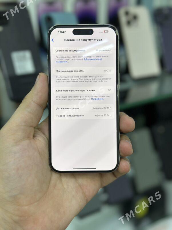 iPhone 15 Pro. 100% - Garaşsyzlygyň 15 ýyllygy Söwda Merkezi - img 2