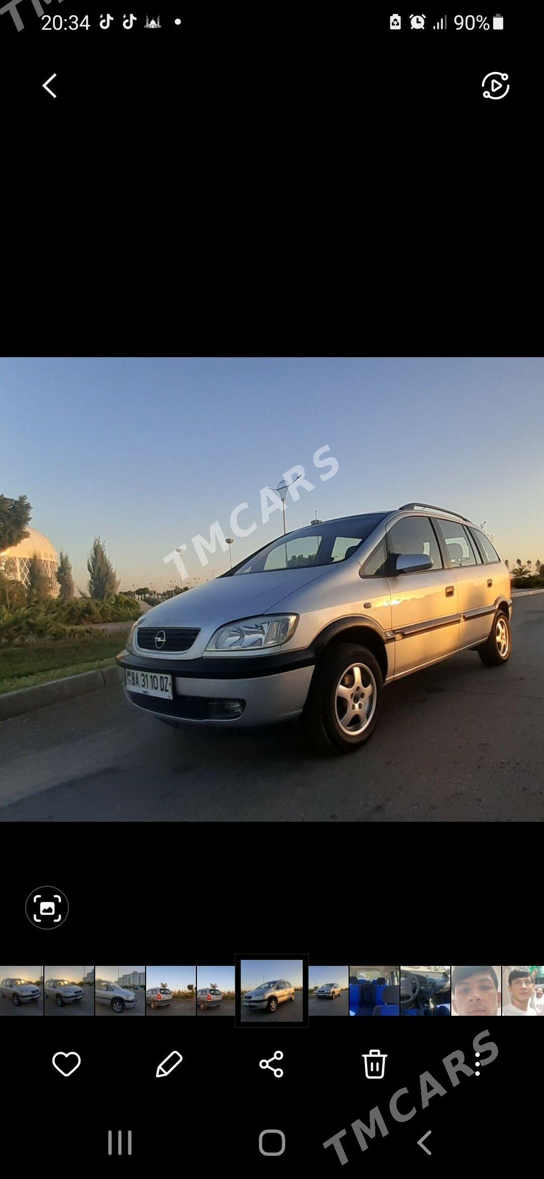 Opel Zafira 2002 - 120 000 TMT - Daşoguz - img 6