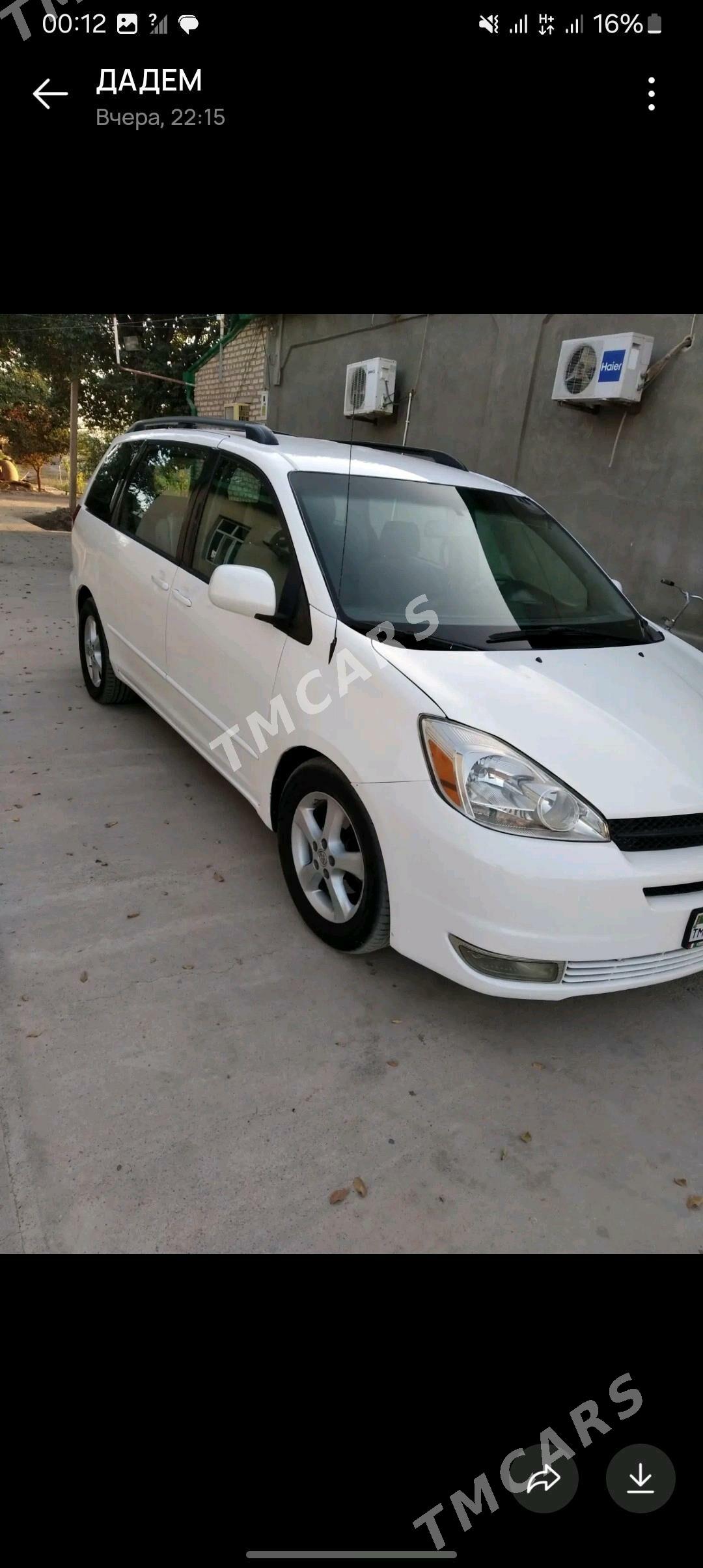 Toyota Sienna 2004 - 180 000 TMT - Гороглы (Тагта) - img 7