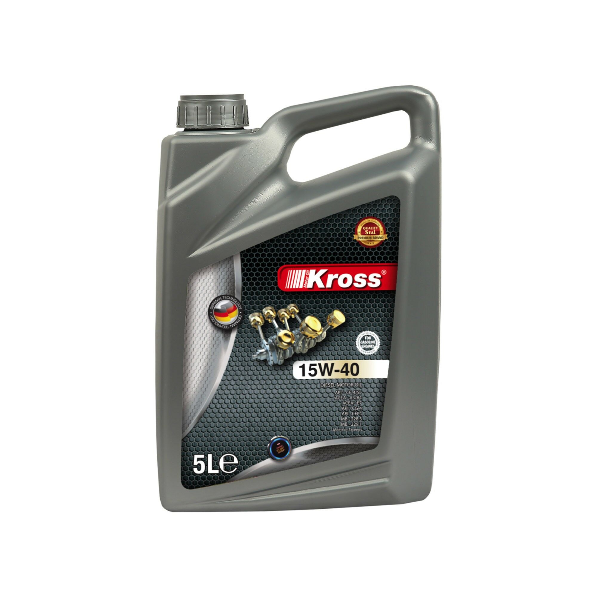 KROSS MOTOR OIL 15W40 5L DIZEL 390 TMT - Aşgabat - img 4