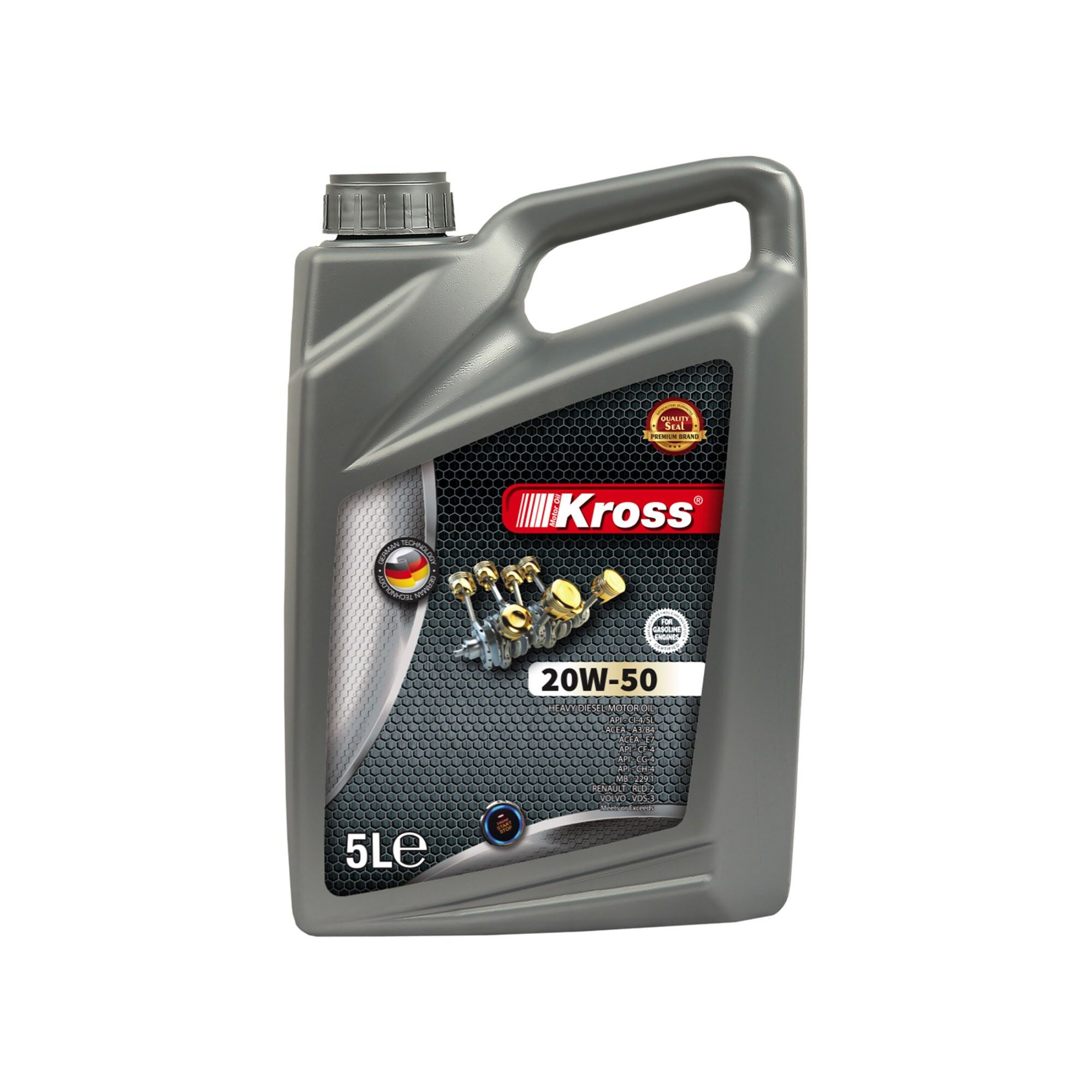 KROSS MOTOR OIL 20W50 5L SL/CI 390 TMT - Aşgabat - img 4