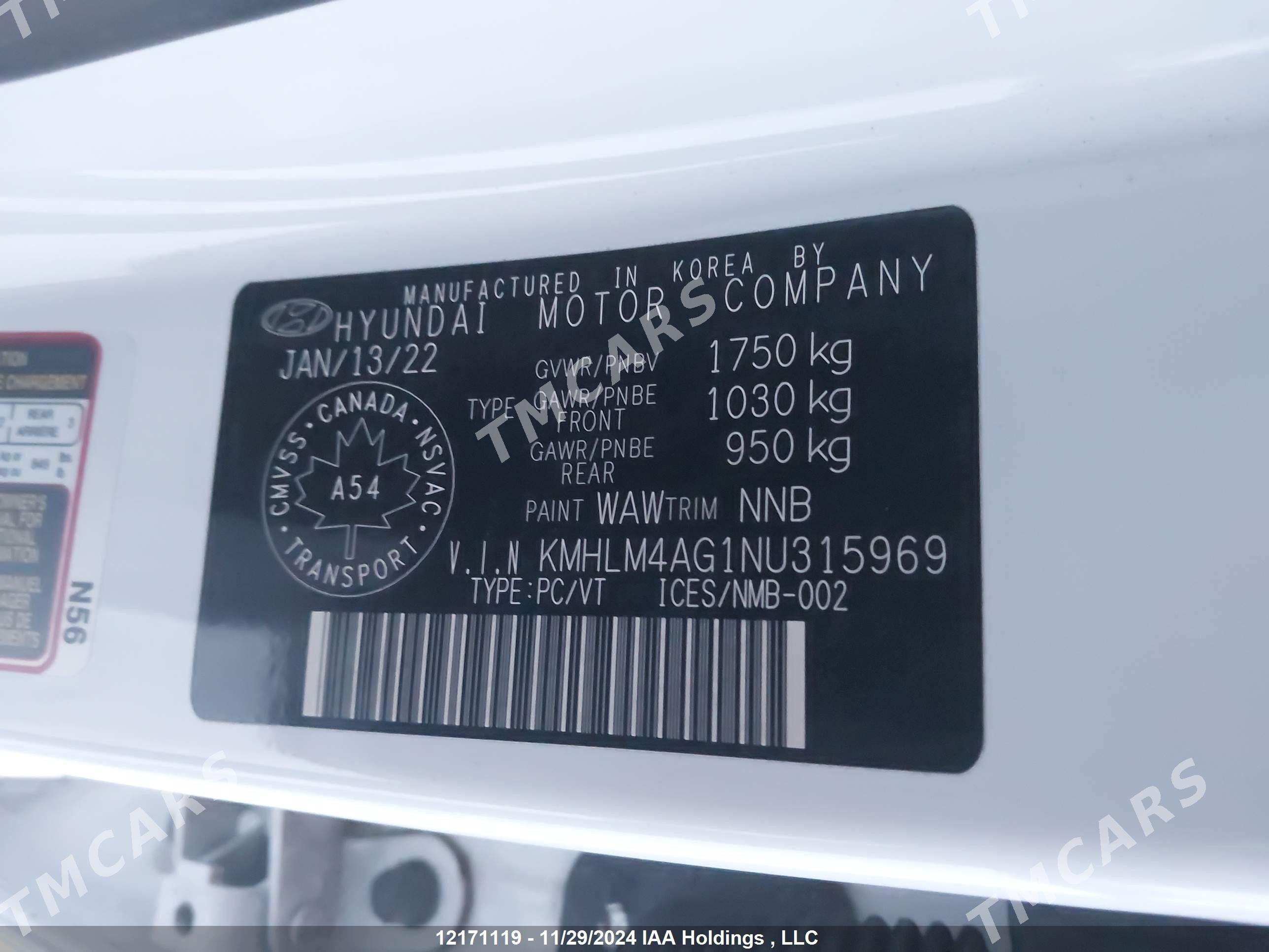 Hyundai Elantra 2022 - 258 000 TMT - Aşgabat - img 4