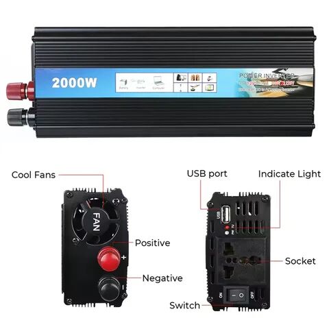 inwertor 12 v - 220 v 2000 wat 950 TMT - Ашхабад - img 5