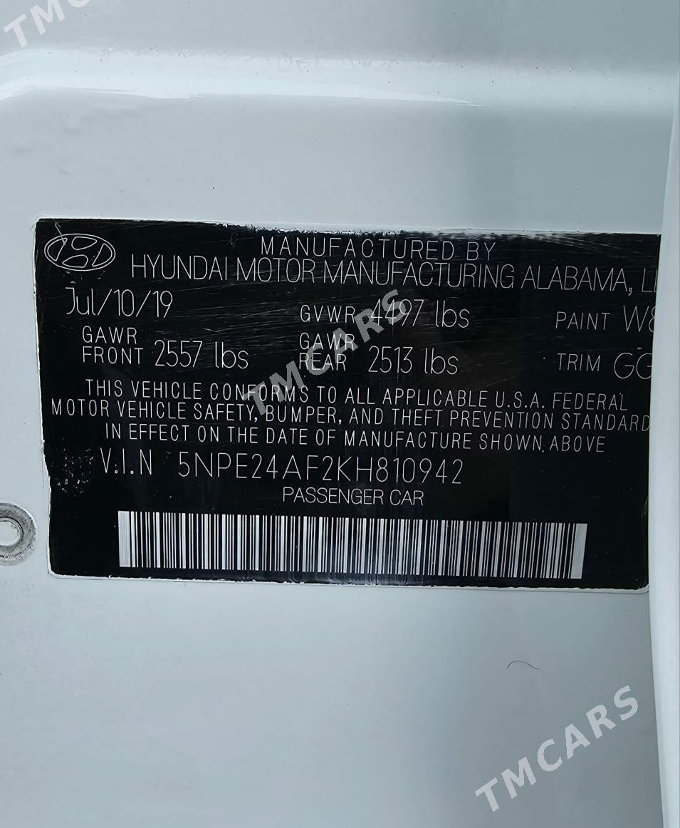 Hyundai Sonata 2019 - 216 000 TMT - Aşgabat - img 10