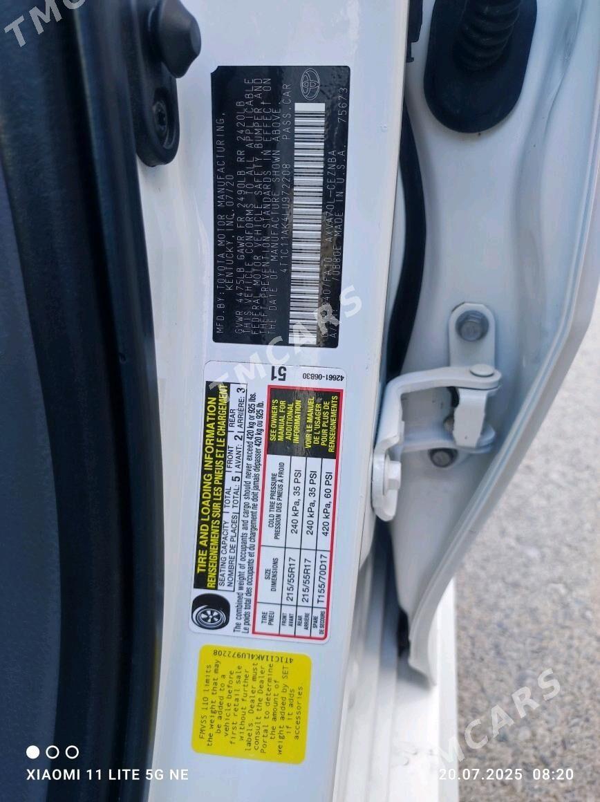 Toyota Camry 2020 - 310 000 TMT - Mary - img 8