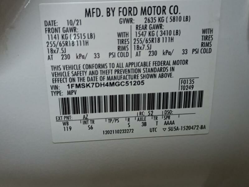 Ford Explorer 2021 - 380 000 TMT - ул. Подвойского (Битарап Туркменистан шаёлы) - img 8