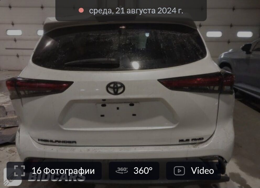 Toyota Highlander 2021 - 610 000 TMT - Ашхабад - img 2