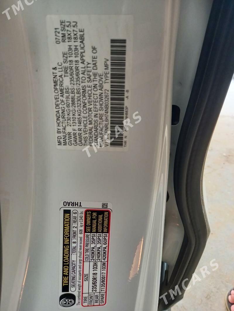 Honda Odyssey 2021 - 475 000 TMT - Ýalkym - img 6