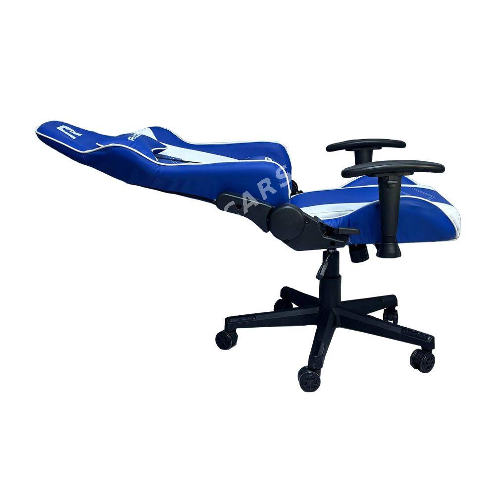 Крутое игровое кресло Racer Prince Blue White - Aşgabat - img 2