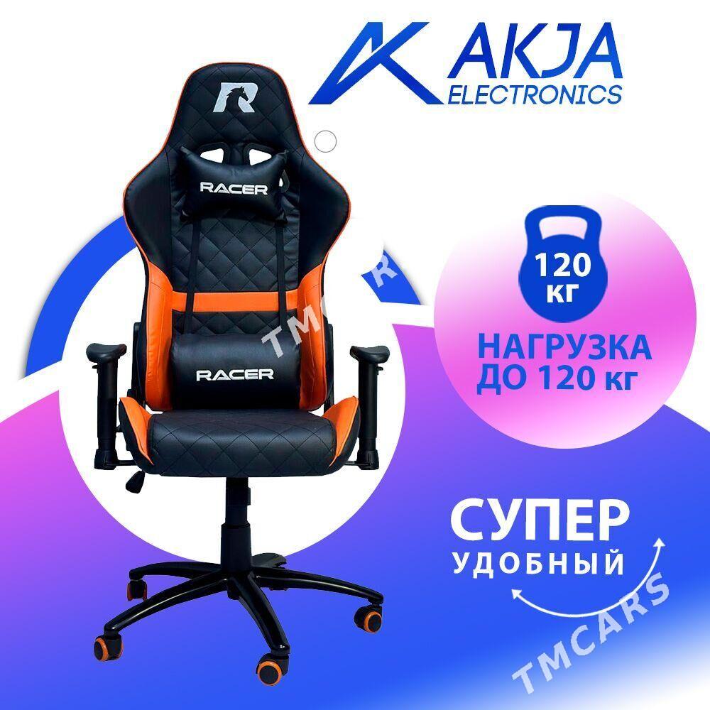 Racer Star Black Orange кресло игровое - Ашхабад - img 2