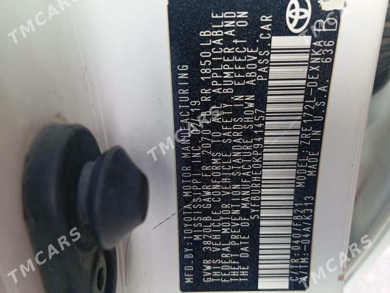 Toyota Corolla 2019 - 223 000 TMT - Aşgabat - img 5