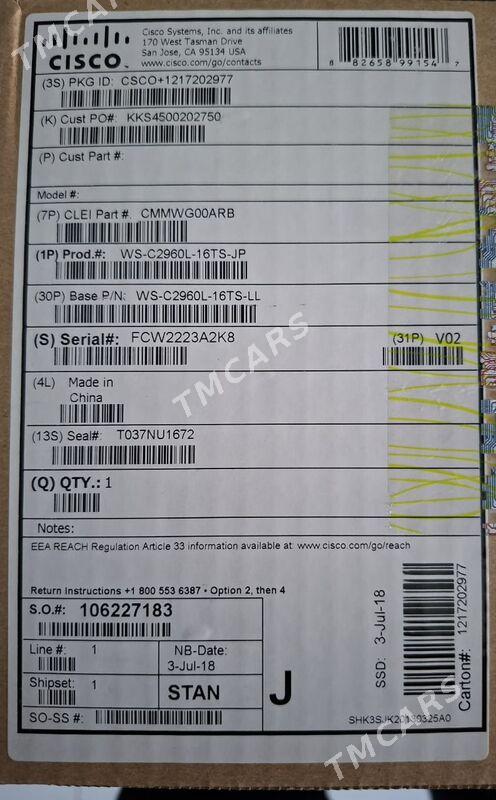 Cisco WS-C2960L-16TSL - Ашхабад - img 2