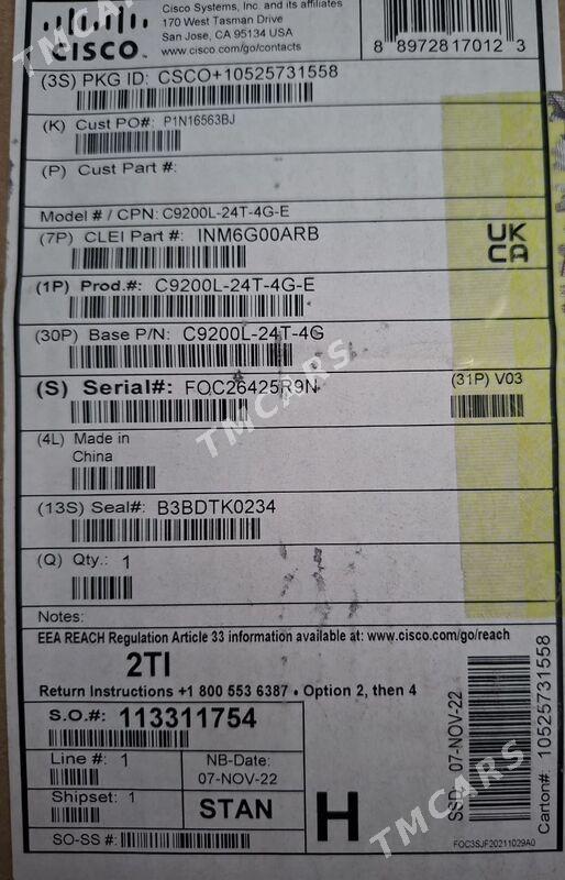 Cisco C9200L-24T-4G-E - Ашхабад - img 2