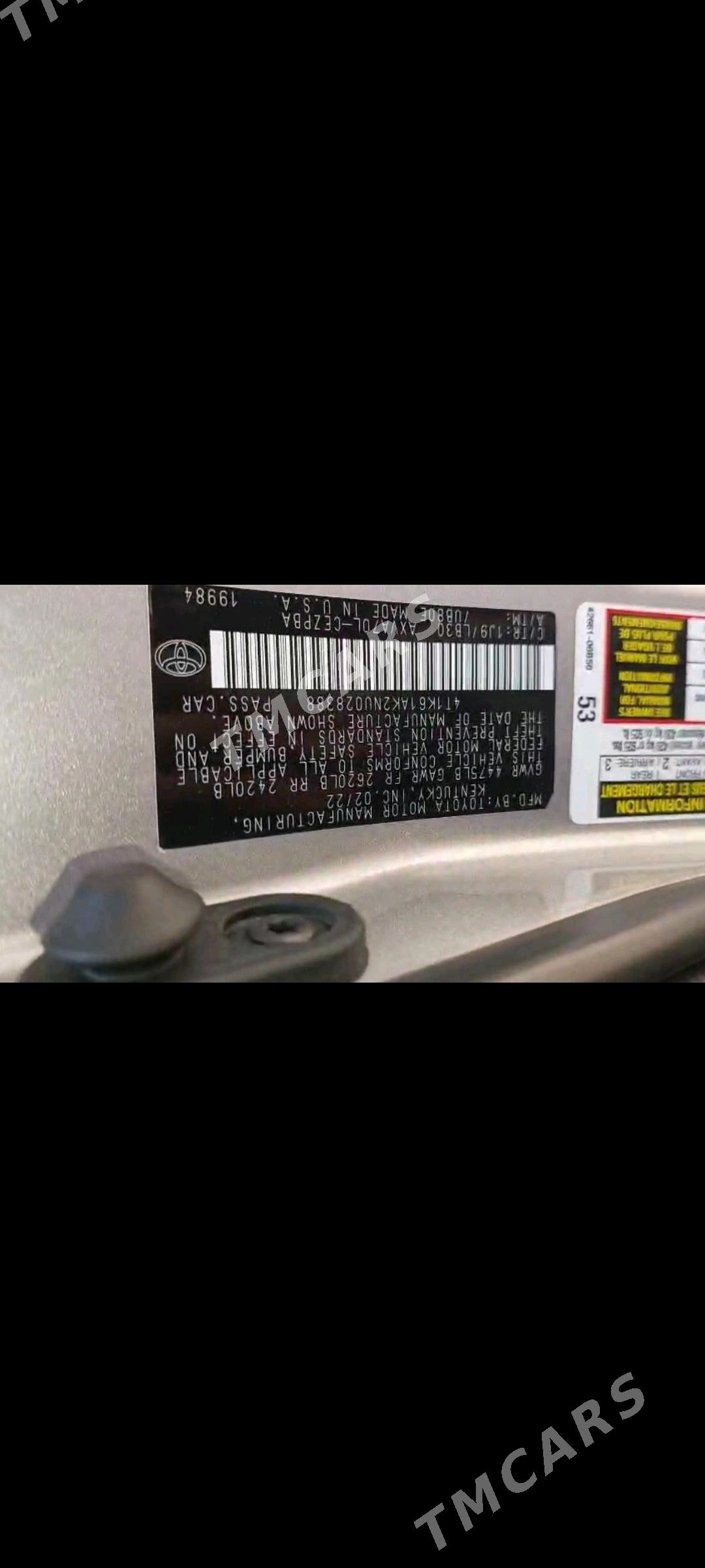 Toyota Camry 2022 - 292 000 TMT - Mary - img 10