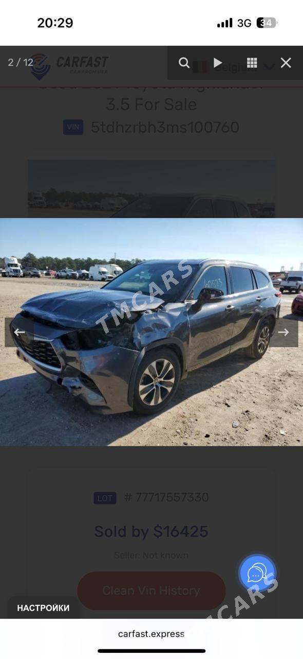 Toyota Highlander 2021 - 520 000 TMT - Мары - img 2
