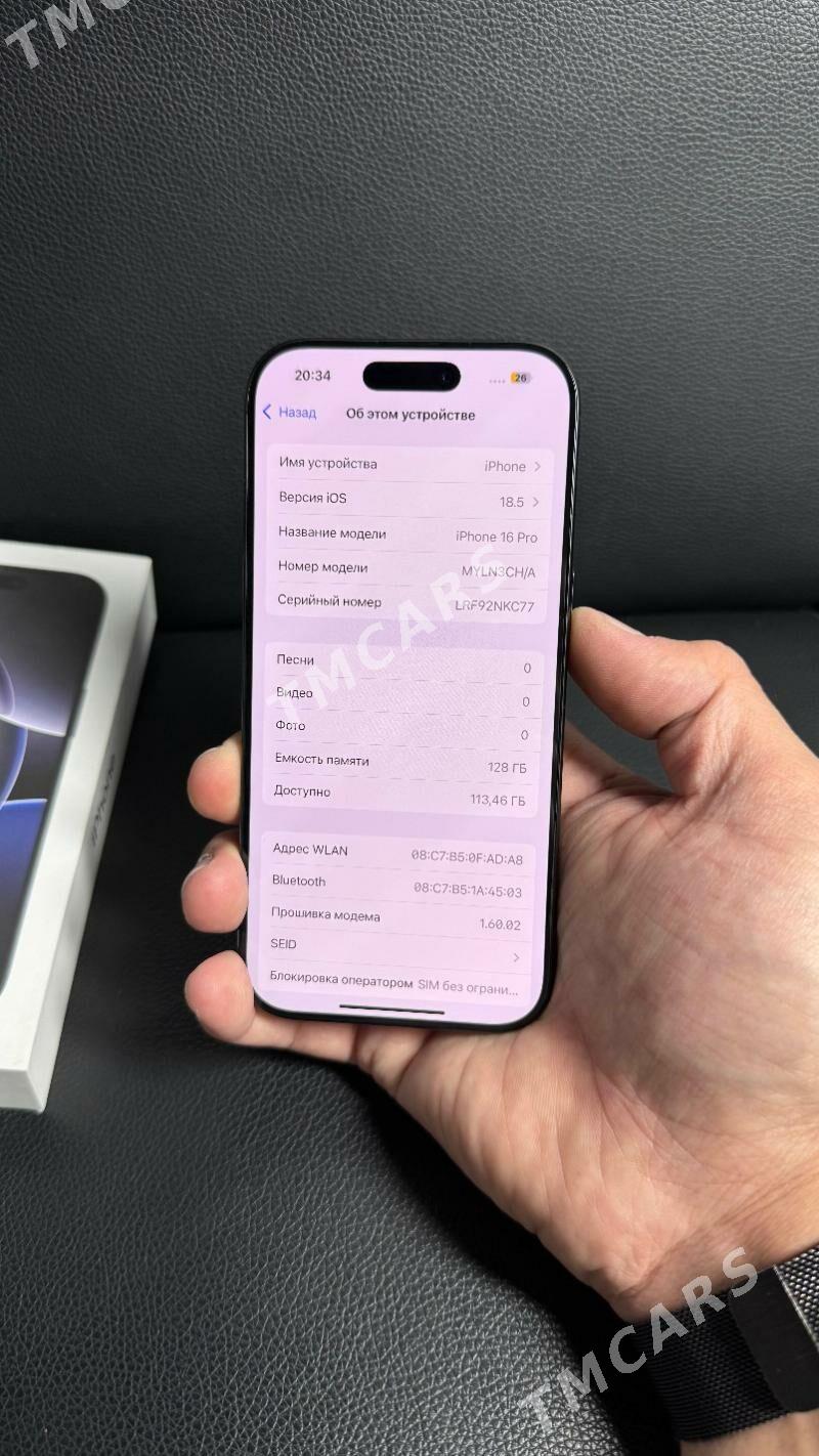 iPhone 16 Pro Gara 2 sim100% - Aşgabat - img 9