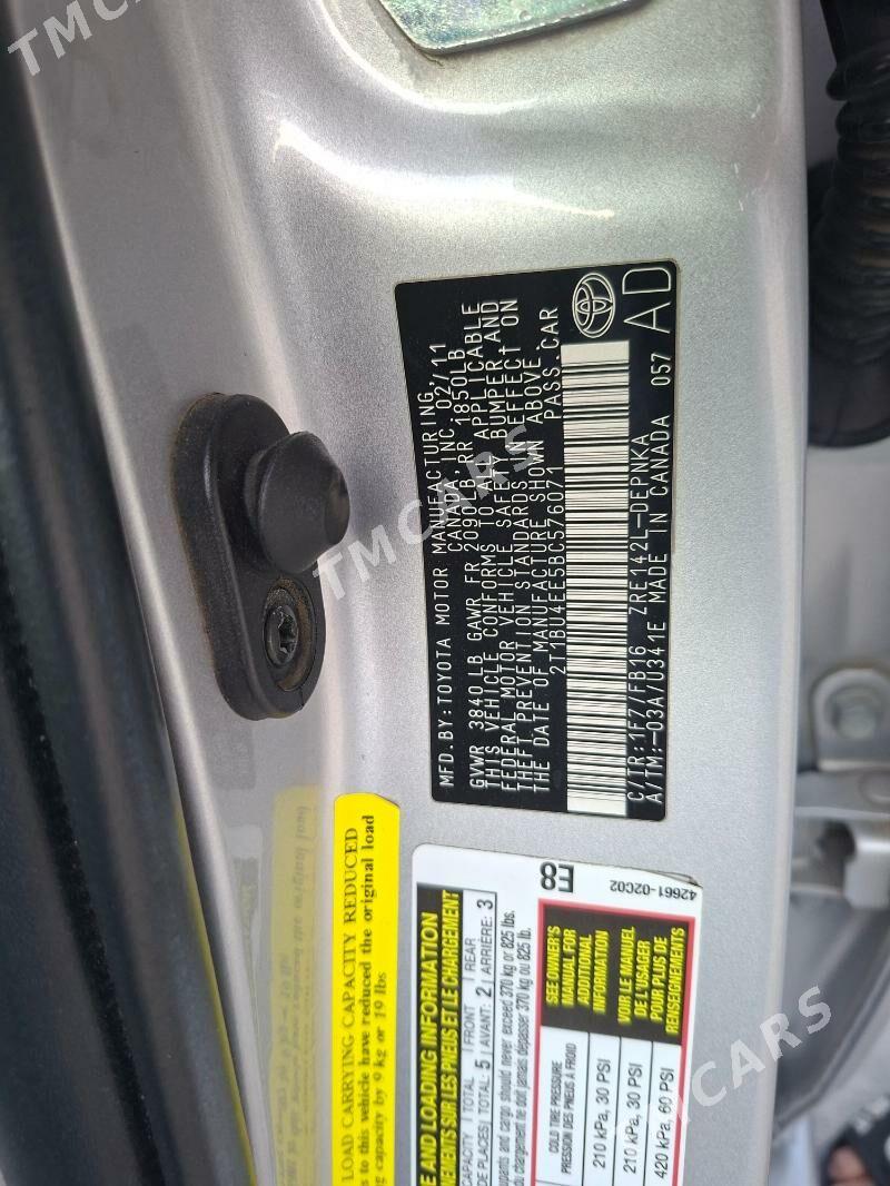 Toyota Corolla 2011 - 170 000 TMT - Ашхабад - img 6