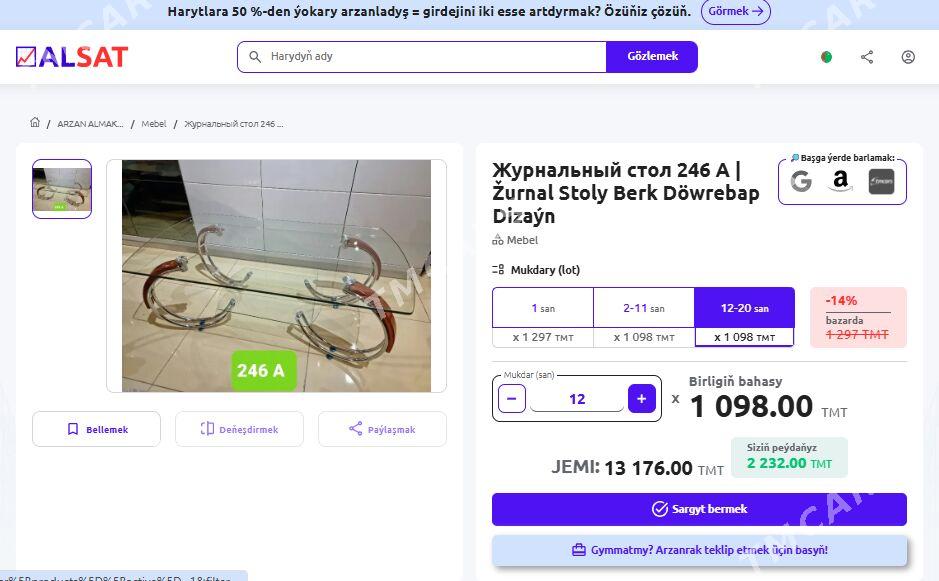 Žurnal Stoly - Aşgabat - img 2