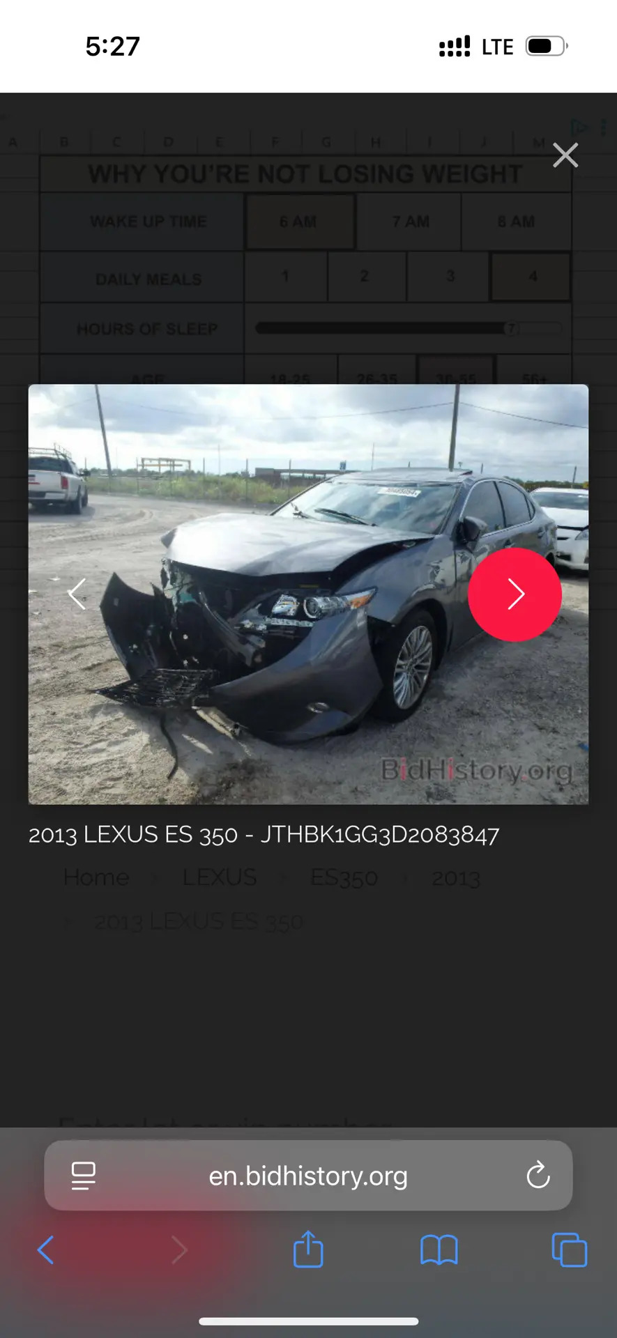 Lexus ES 350 2013 - 330 000 TMT - 10 mkr - img 9