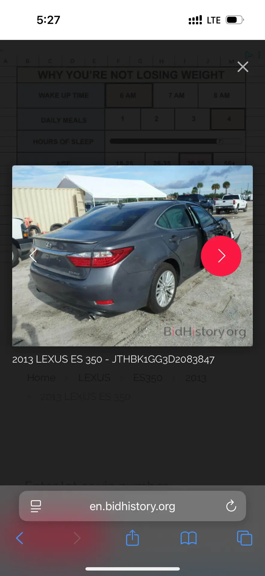 Lexus ES 350 2013 - 330 000 TMT - 10 mkr - img 8