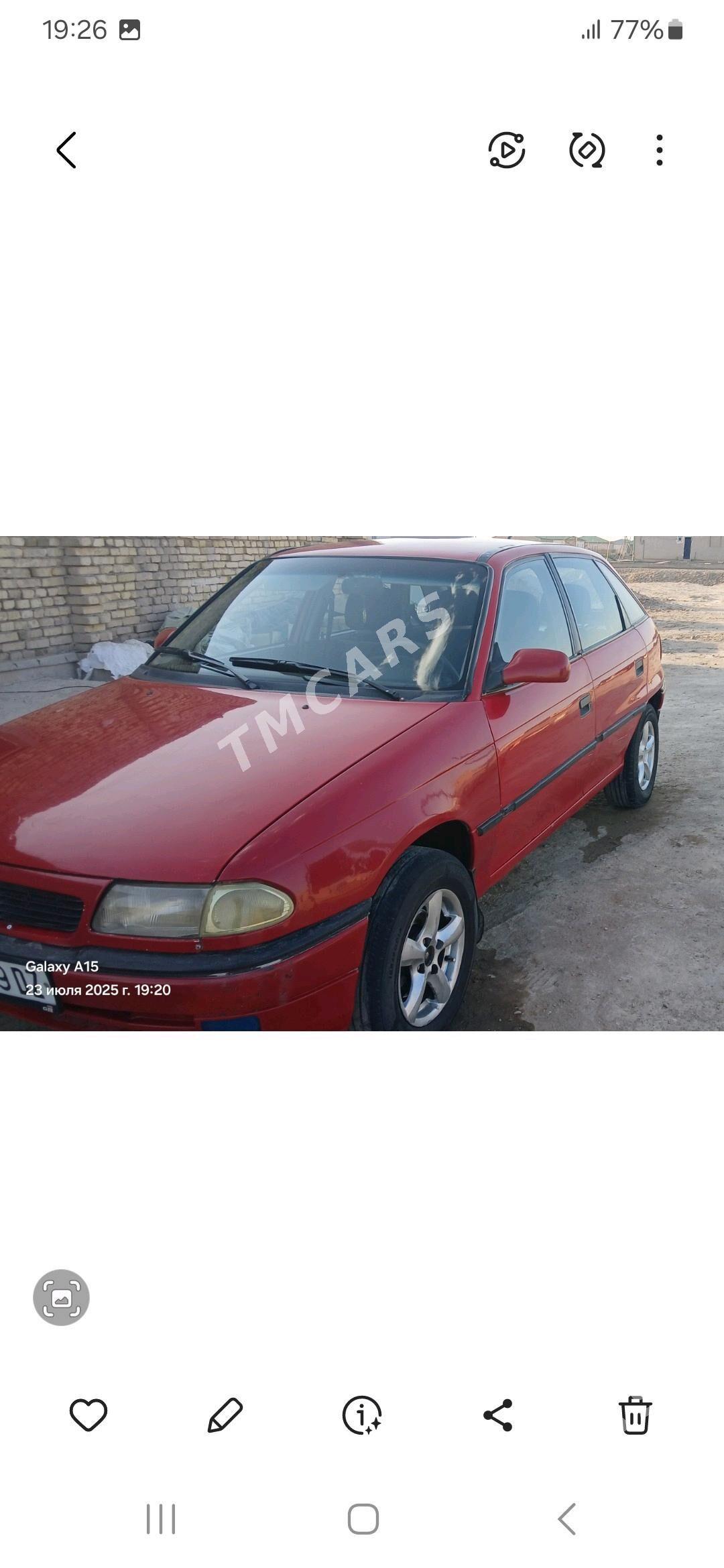 Opel Astra 1995 - 33 000 TMT - Дашогуз - img 4
