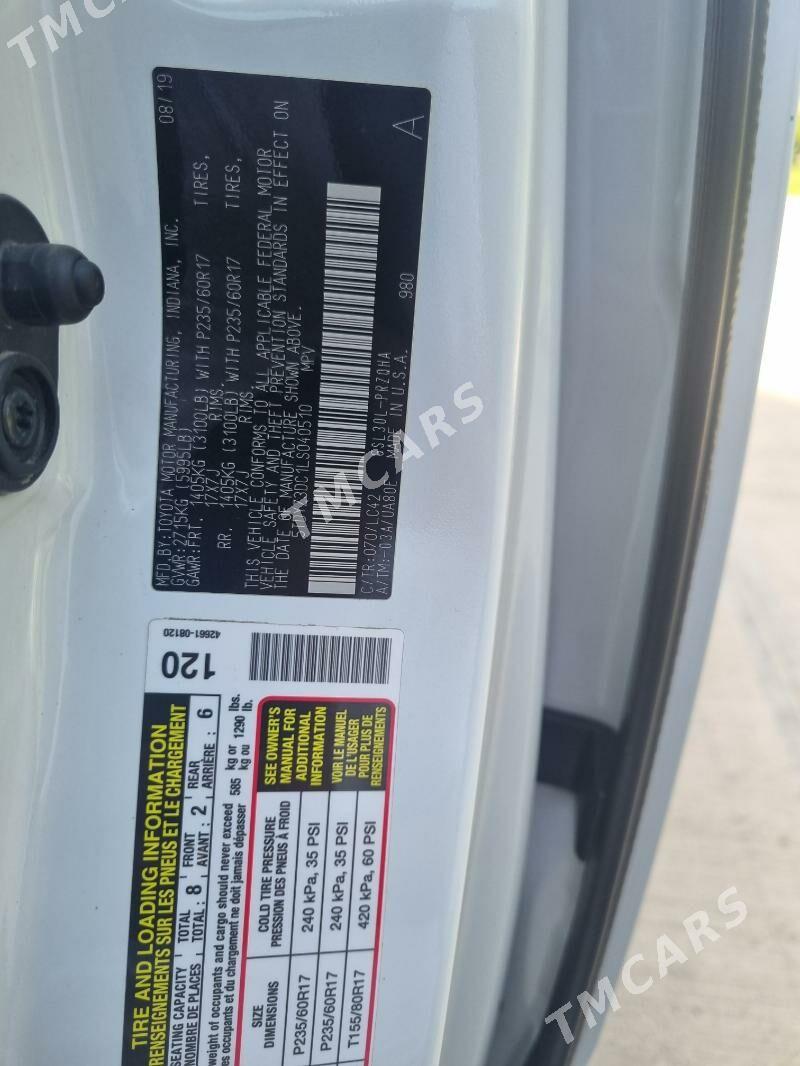 Toyota Sienna 2019 - 495 000 TMT - Ашхабад - img 8