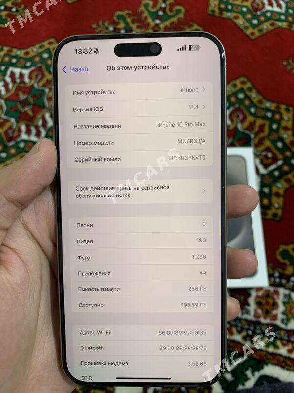 Iphone 15Pro Max - Ашхабад - img 3