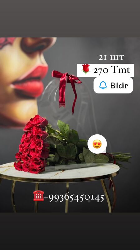 Gul , roza , gül , guller, buket , Sowgat miska podarka подарка - Aşgabat - img 9