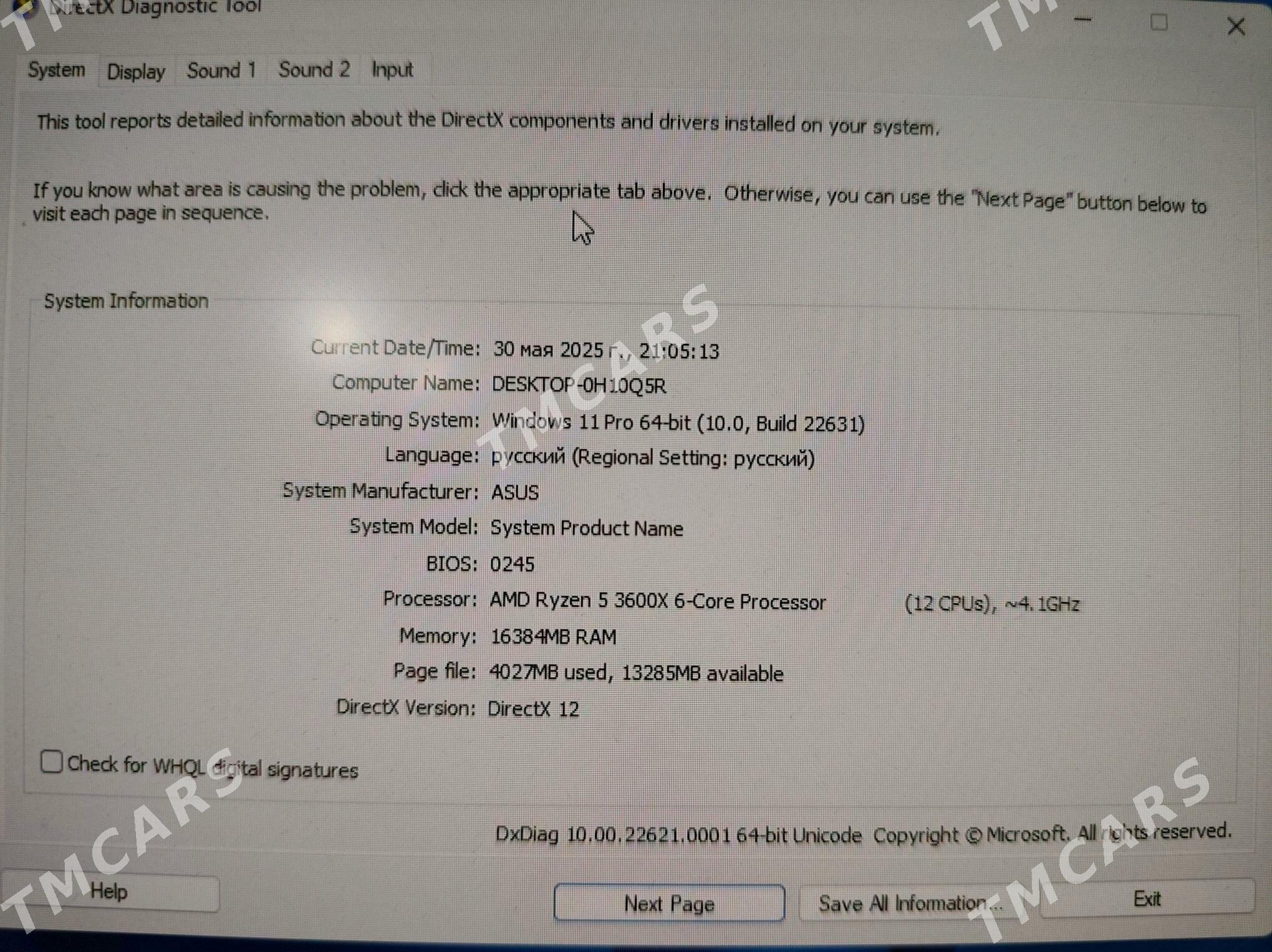 Ryzen 5 16Gb SSD512 GTX1660S - Ашхабад - img 5
