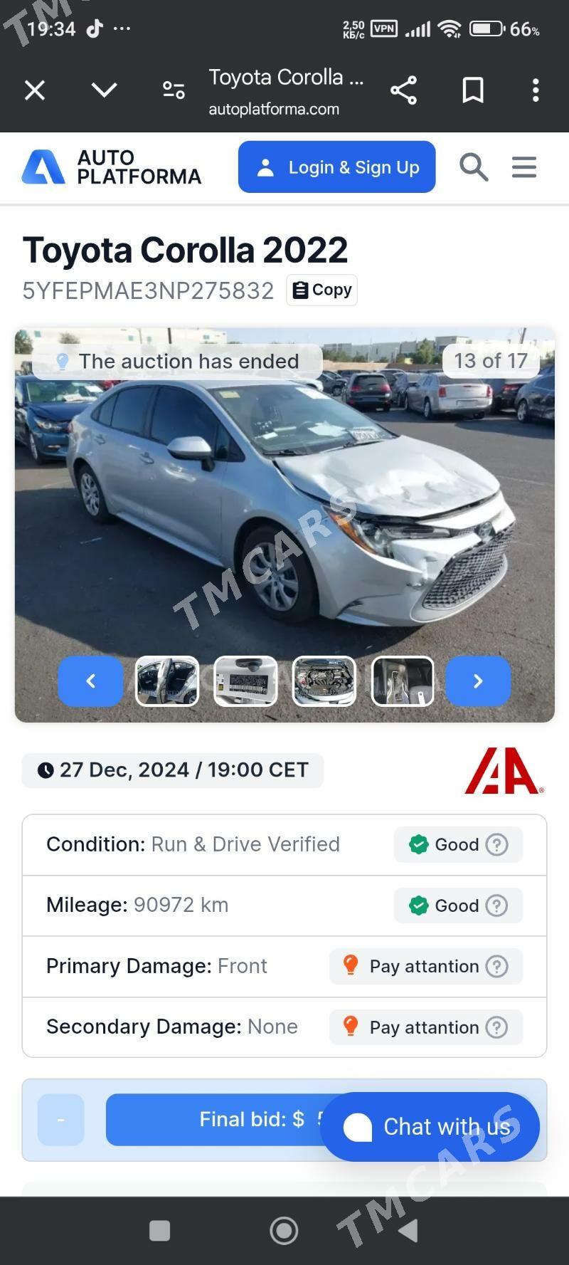 Toyota Corolla 2021 - 240 000 TMT - Туркменабат - img 9