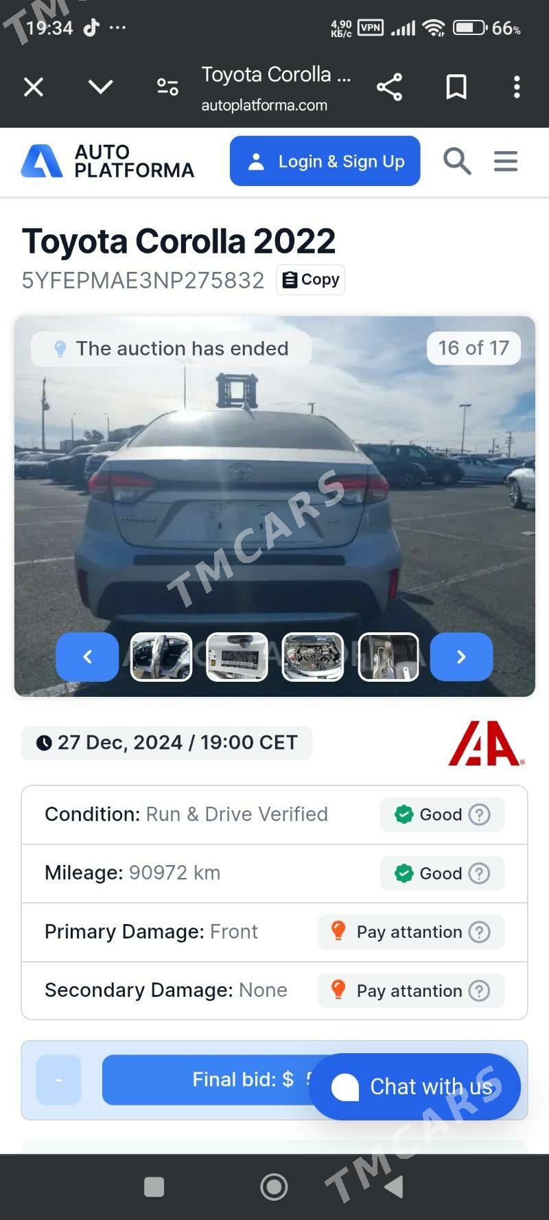 Toyota Corolla 2021 - 240 000 TMT - Туркменабат - img 4
