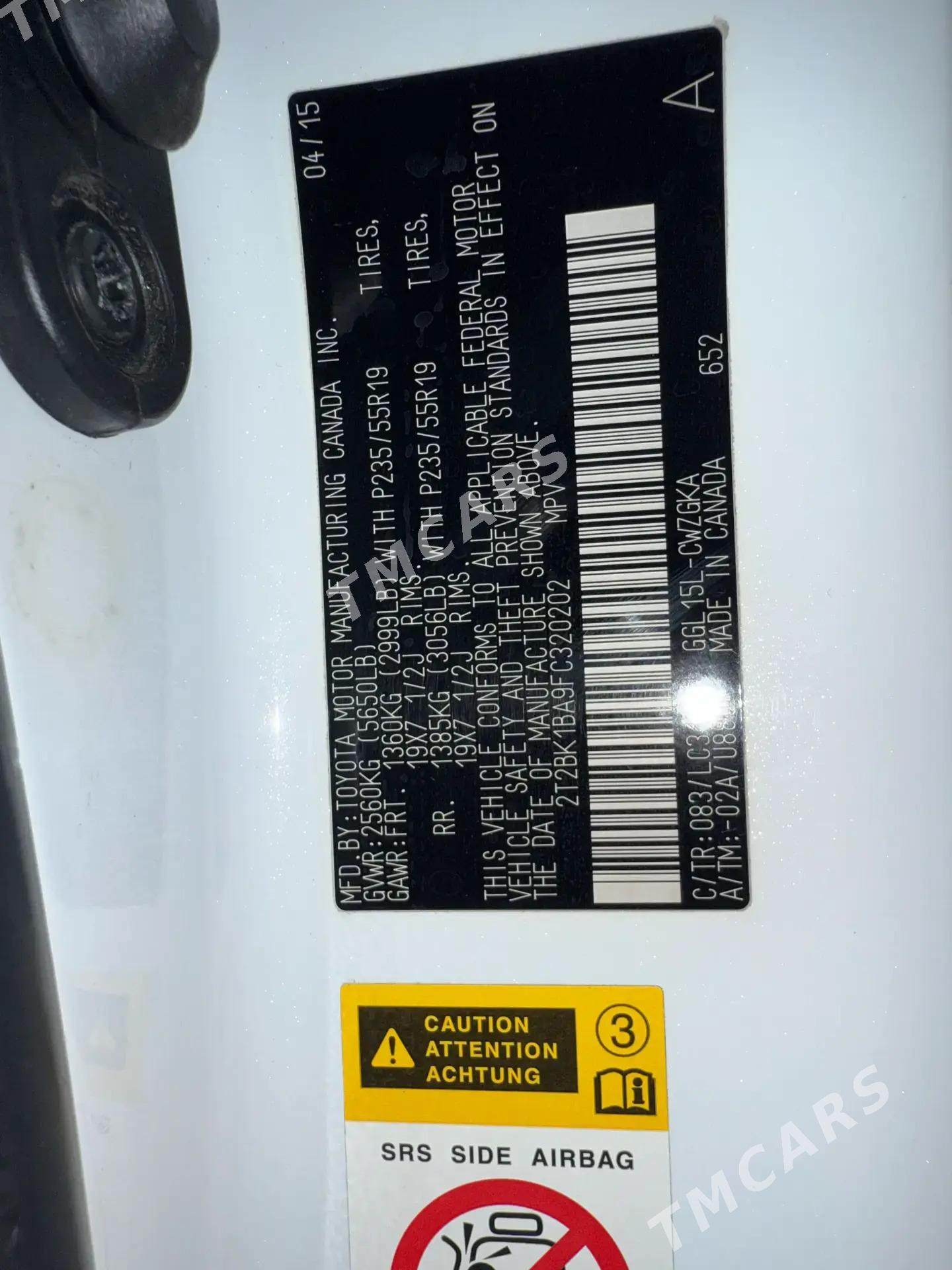 Lexus RX 350 2015 - 440 000 TMT - Türkmenabat - img 8