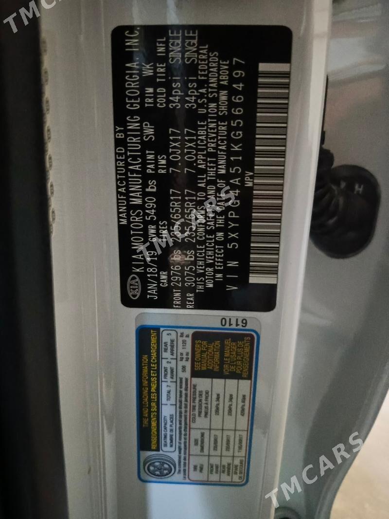 Kia Sorento 2019 - 315 000 TMT - Aşgabat - img 10
