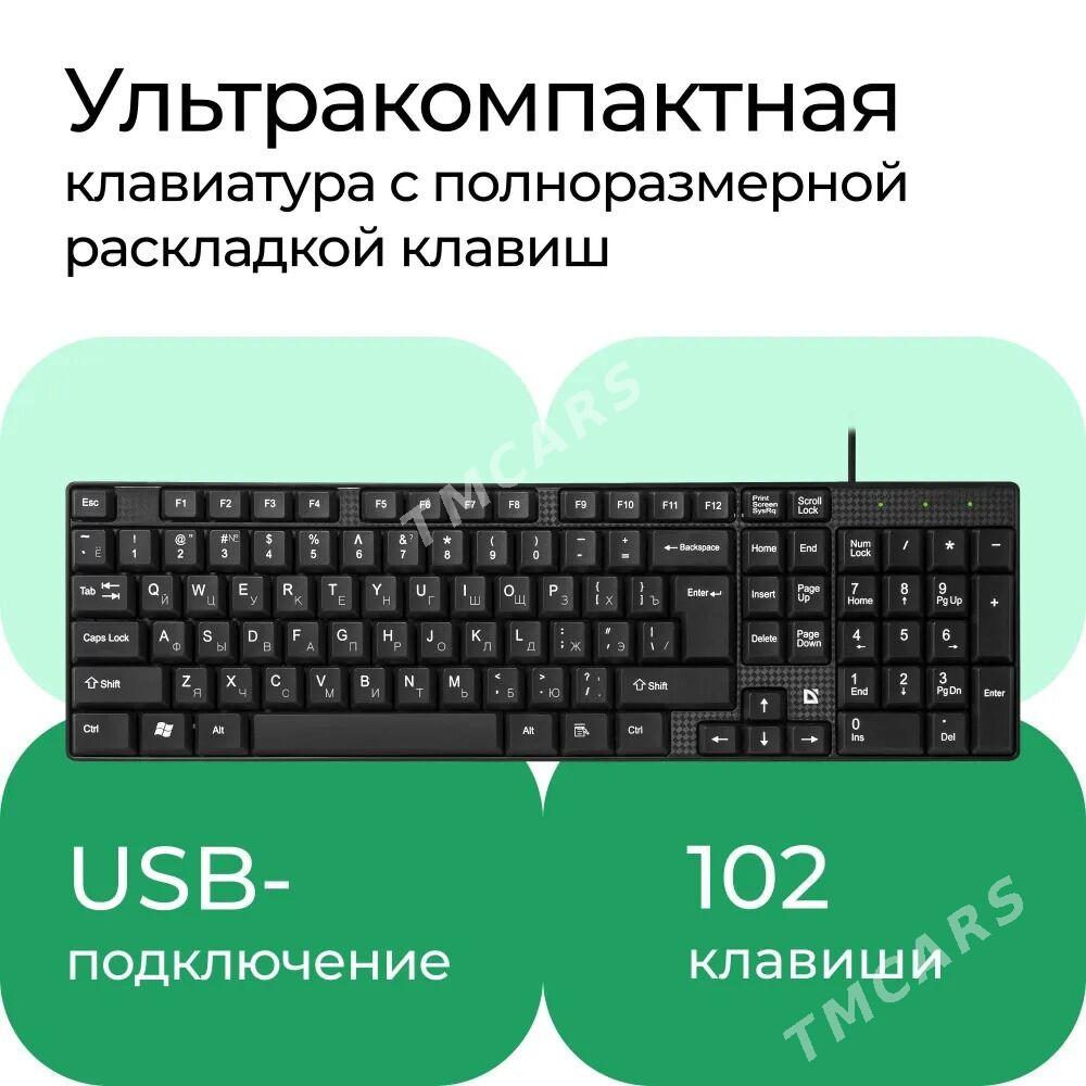 Defender Accent SB-720 черная проводная клавиатура - Ашхабад - img 2