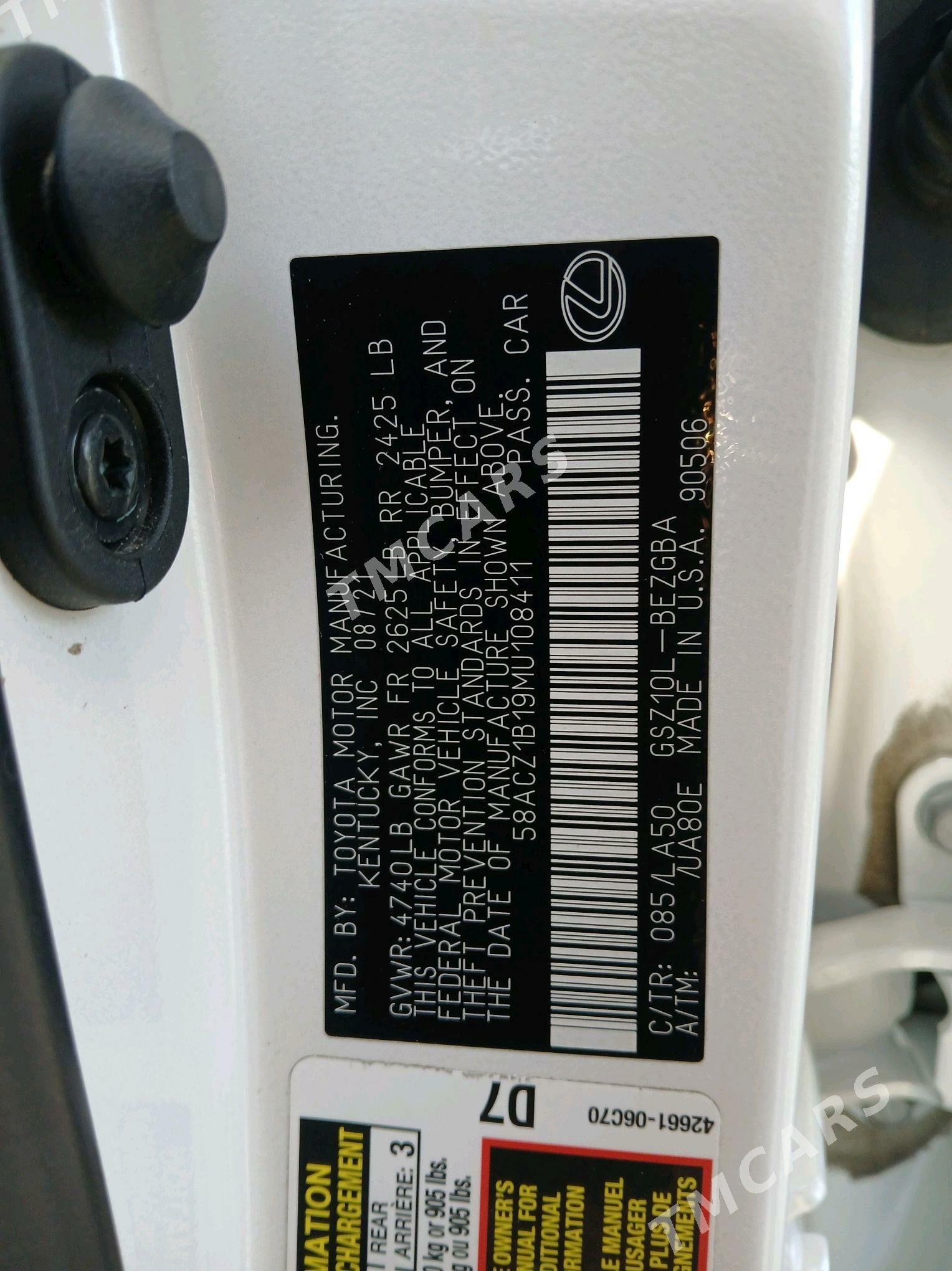 Lexus ES 350 2021 - 590 000 TMT - Aşgabat - img 6