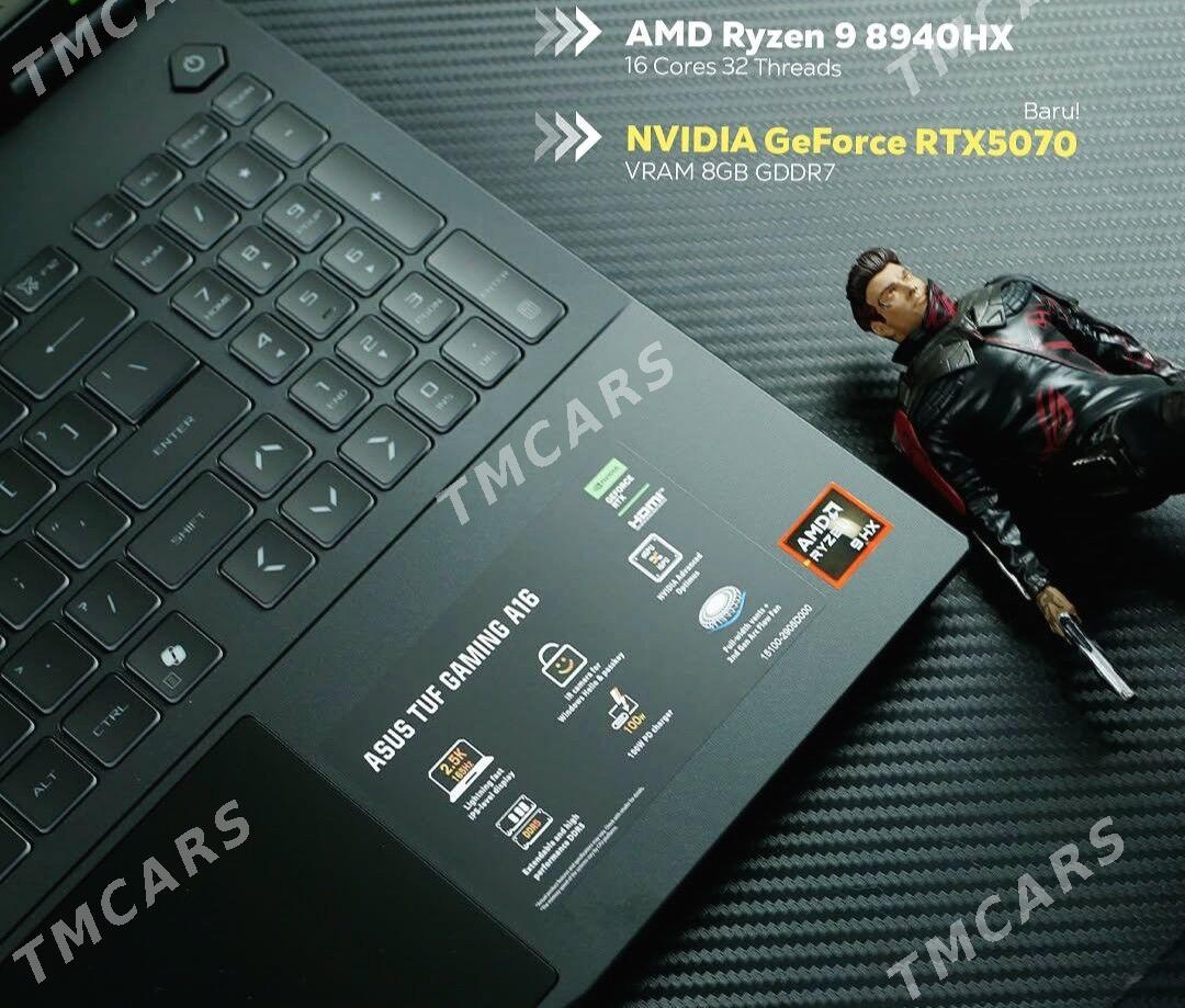 TUF 16" Ryzen 9 8940HX+RTX5070 - Ашхабад - img 2