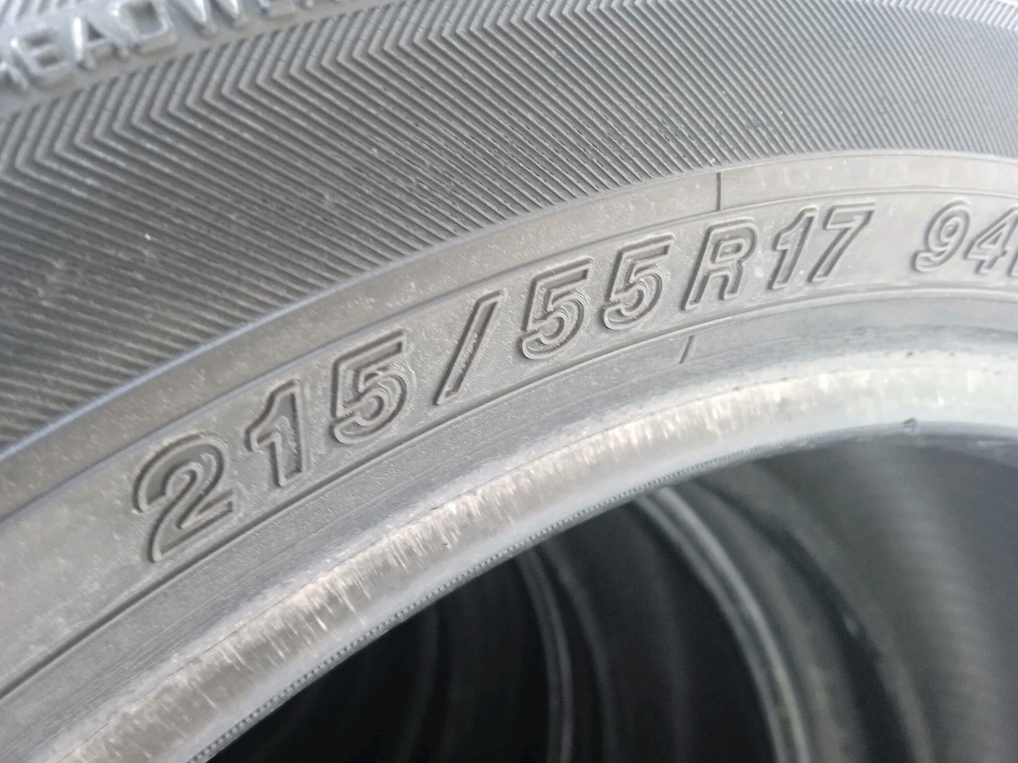 yokohama 215/55 R17 lik 5 ştuk 600 TMT - Köşi - img 3