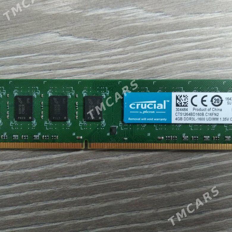RAM DDR3 4gb 1600 - Туркменабат - img 1