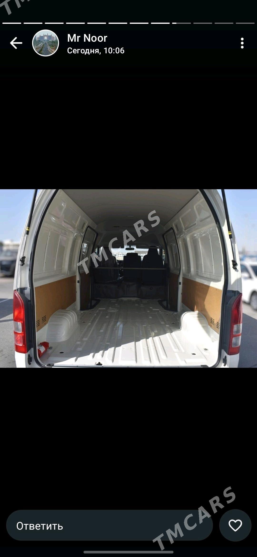 Toyota Hiace 2025 - 620 000 TMT - "Altyn Asyr" Gündogar bazary (Jygyllyk) - img 3