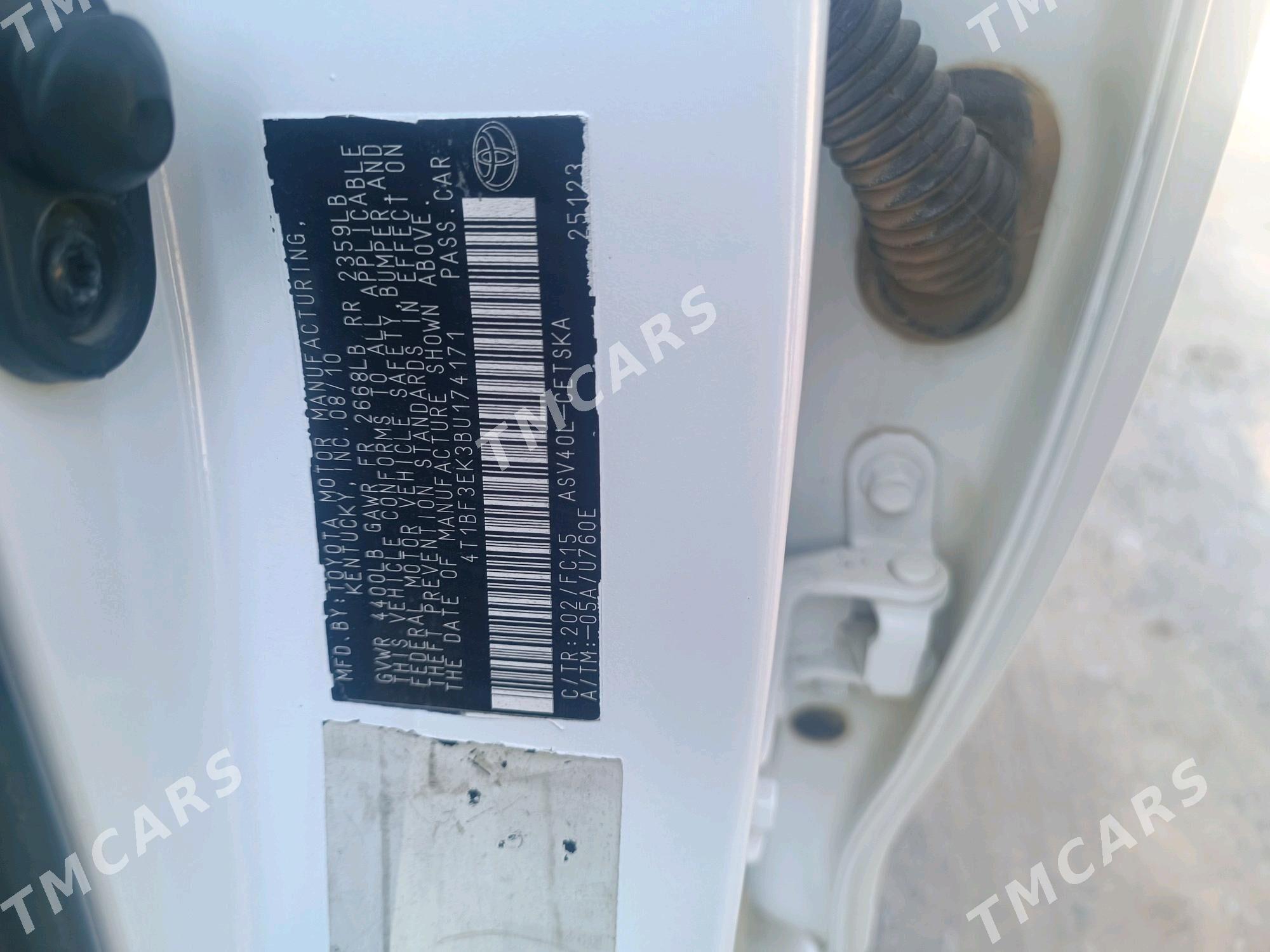 Toyota Camry 2010 - 200 000 TMT - Койтендаг - img 4