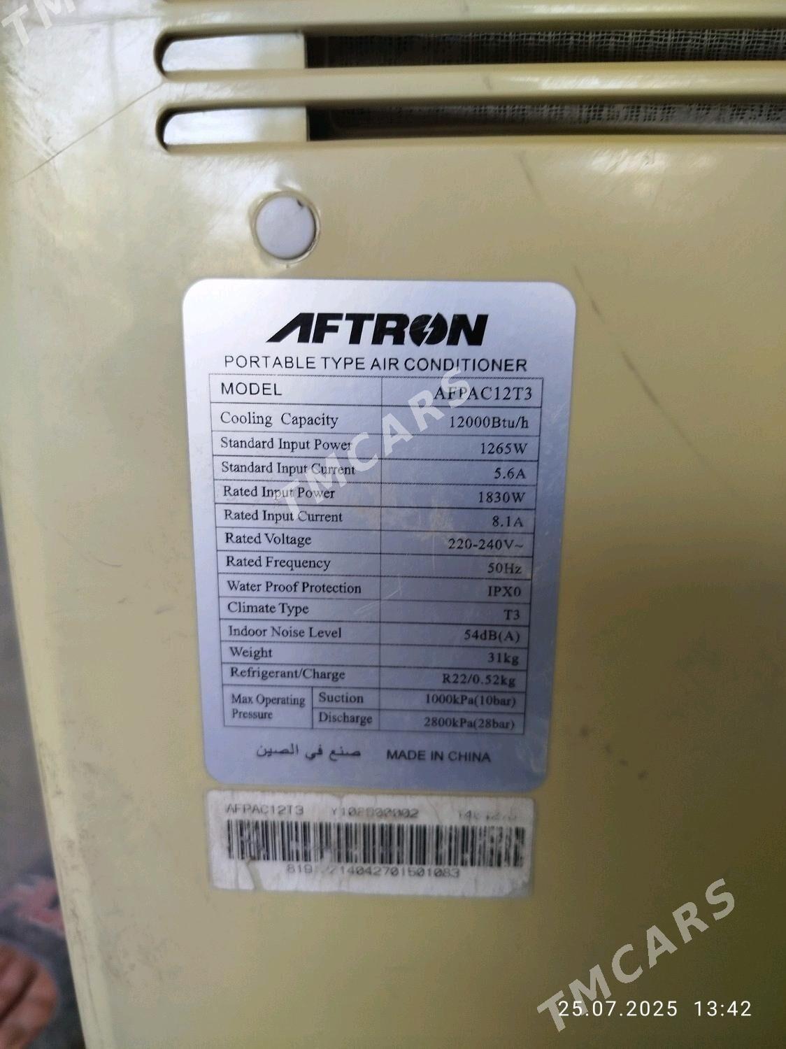 Кондиционер AFTRON AFPAC12T3 - Türkmenabat - img 5
