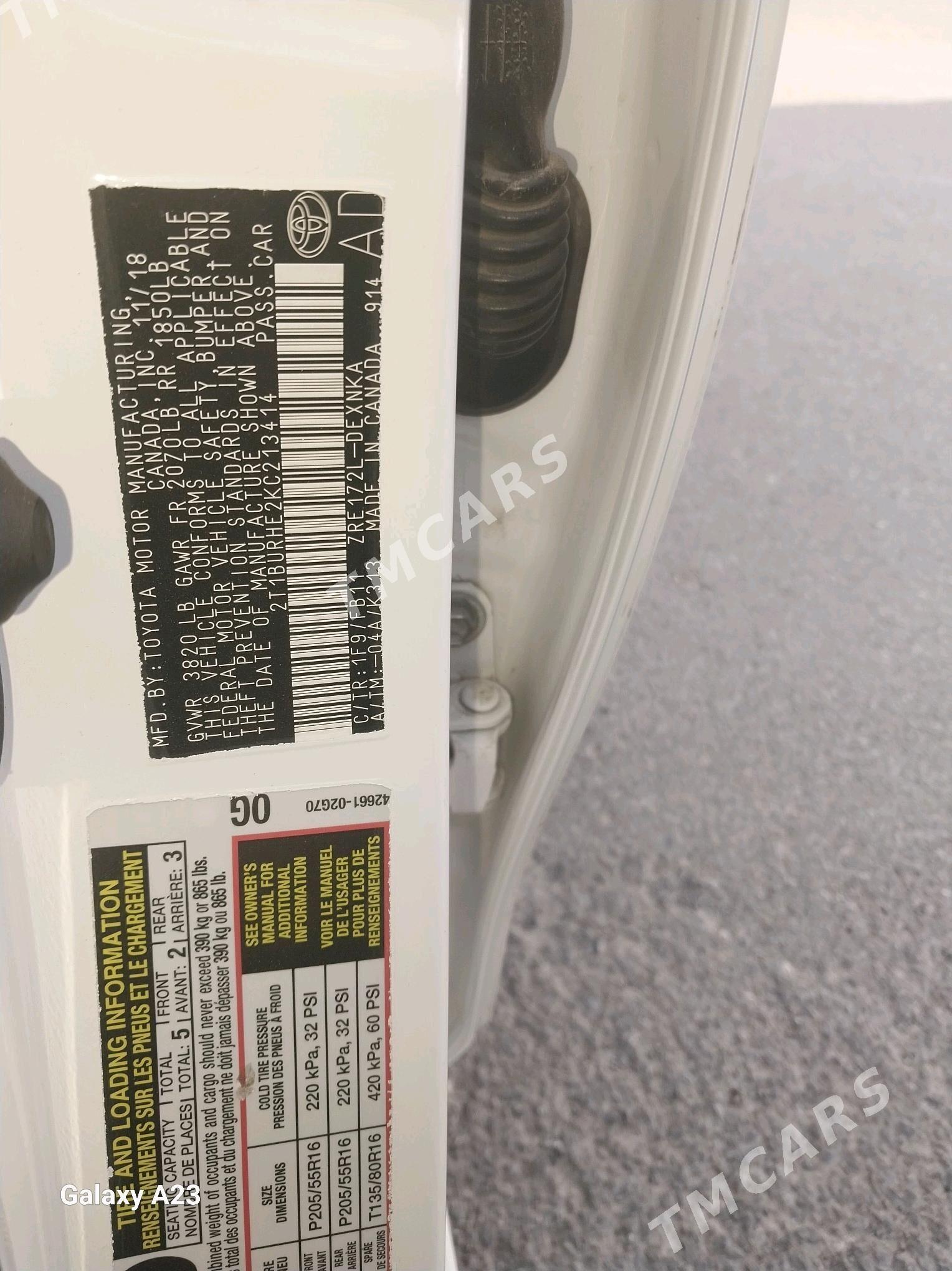Toyota Corolla 2018 - 170 000 TMT - Änew - img 6