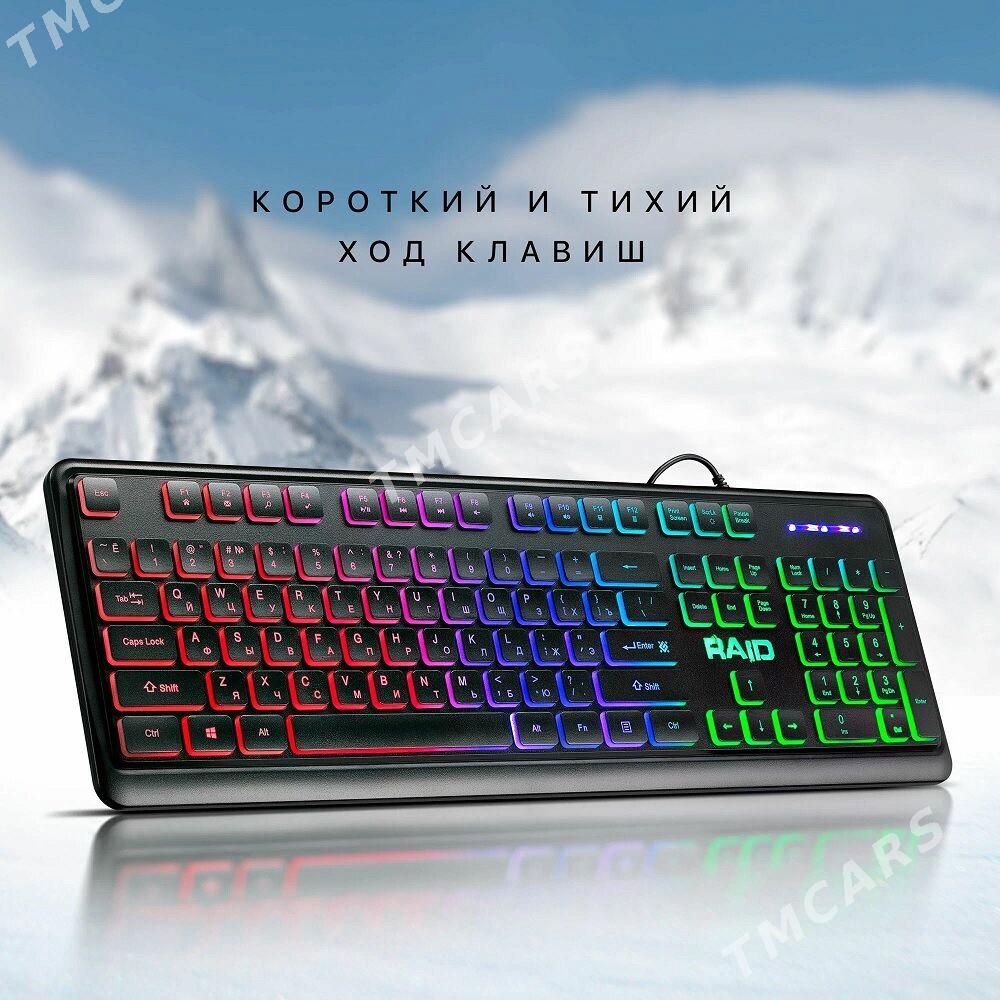 Defender Raid GK-778DL Проводная игровая клавиатур - Aşgabat - img 2