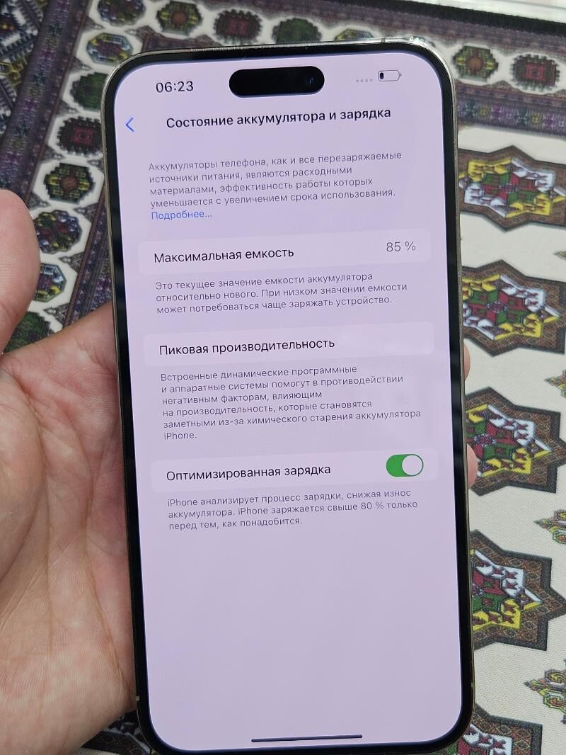 iphone 14pro max 85% 256gb - Ашхабад - img 4